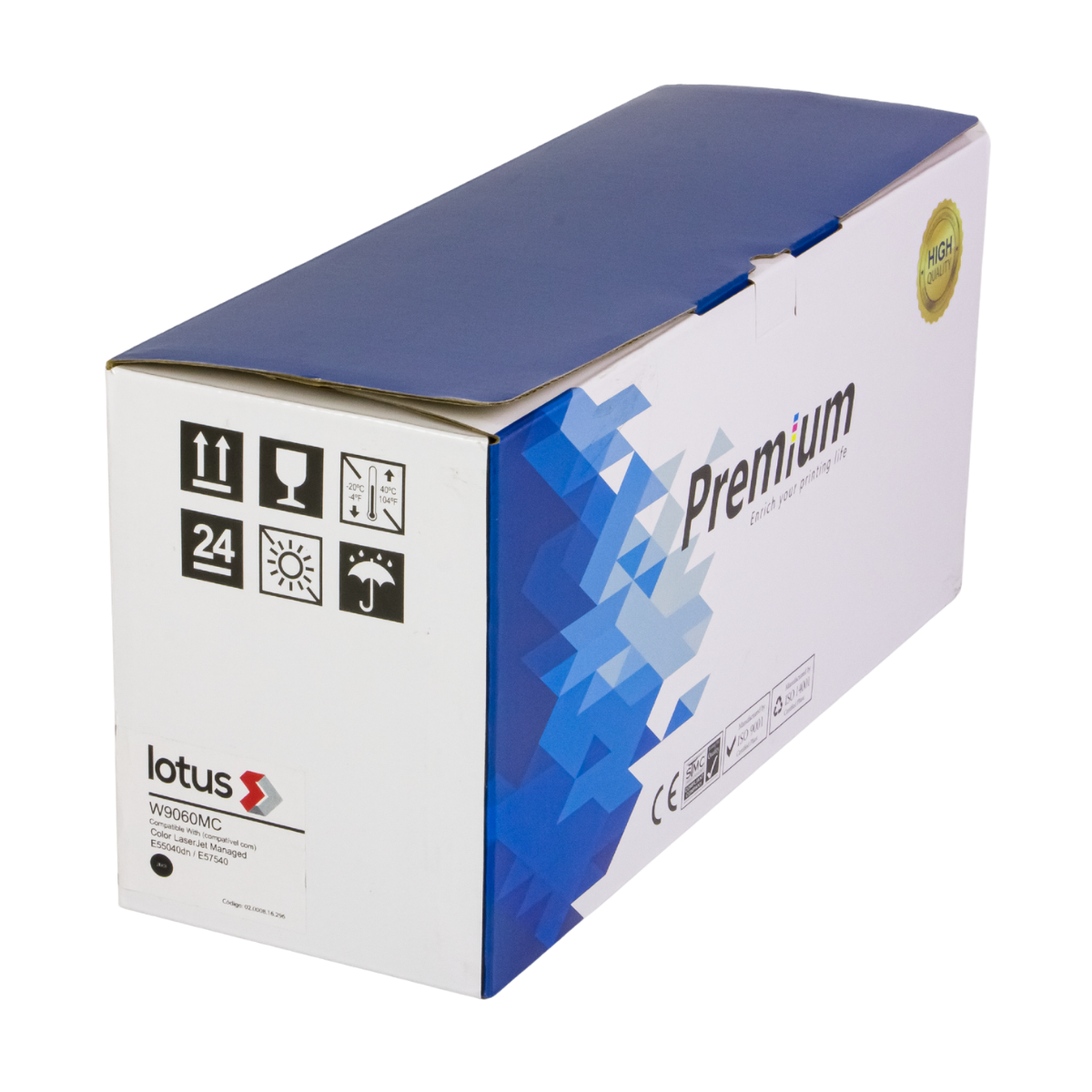 Cartucho de Toner P/ HP W9060 E55040 E57540 C/ Chip Preto 16K - Lotus