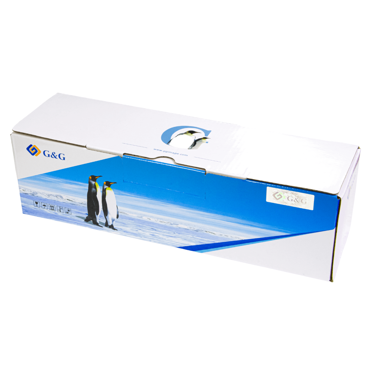 Cartucho de Toner P/ Canon e HP CF401X CF501X CRG054 202X Ciano C/ Chip 2.5K - G&G