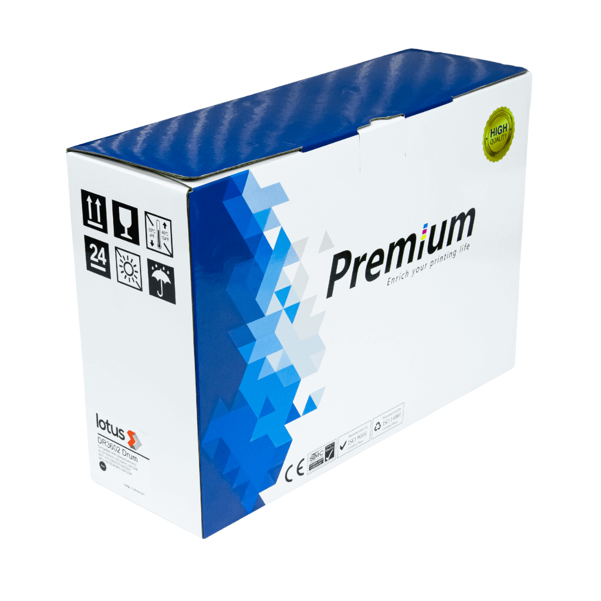 Cartucho de Cilindro P/ Brother DR-3602 DR3602 C/ Chip 75K - Lotus