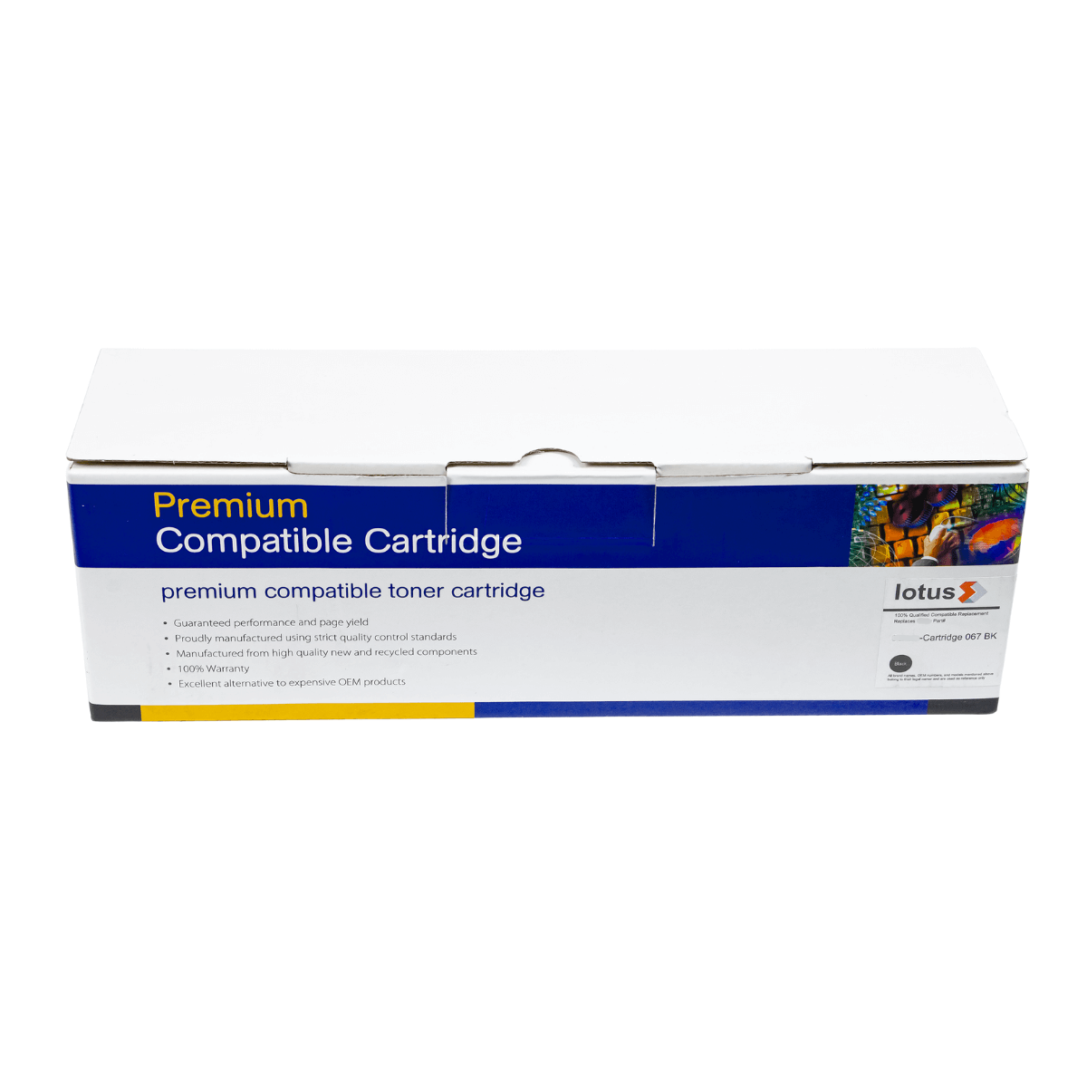 Cartucho de Toner P/ Canon CRG-067H CRG067 067H Preto C/ Chip 3.2K - Lotus