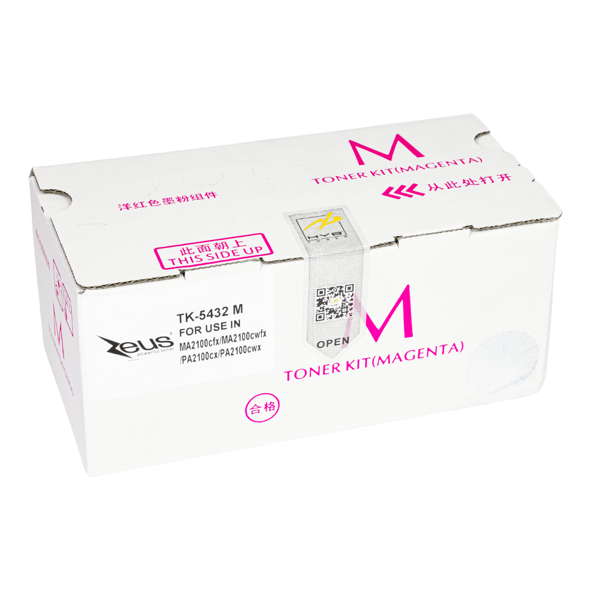 Cartucho de Toner P/ Kyocera TK5432 Magenta C/ Chip 1.25K - Zeus