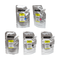 Kit 5x Refil de Toner Zeus TK5442 TK5242 P/ Kyocera 4 Cores CMYKK - 160g