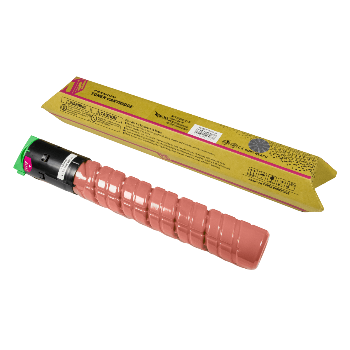 Cartucho de Toner Compatível Zeus Magenta P/ Ricoh MPC2551 C/ Chip - 9.5k