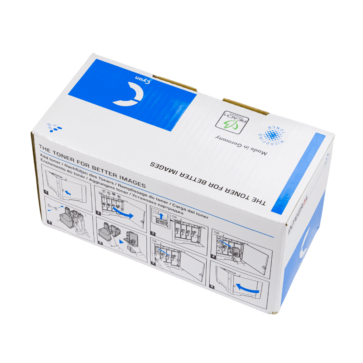 Cartucho de Toner P/ Kyocera TK5480 Ciano C/ Chip 1.25K - Integral
