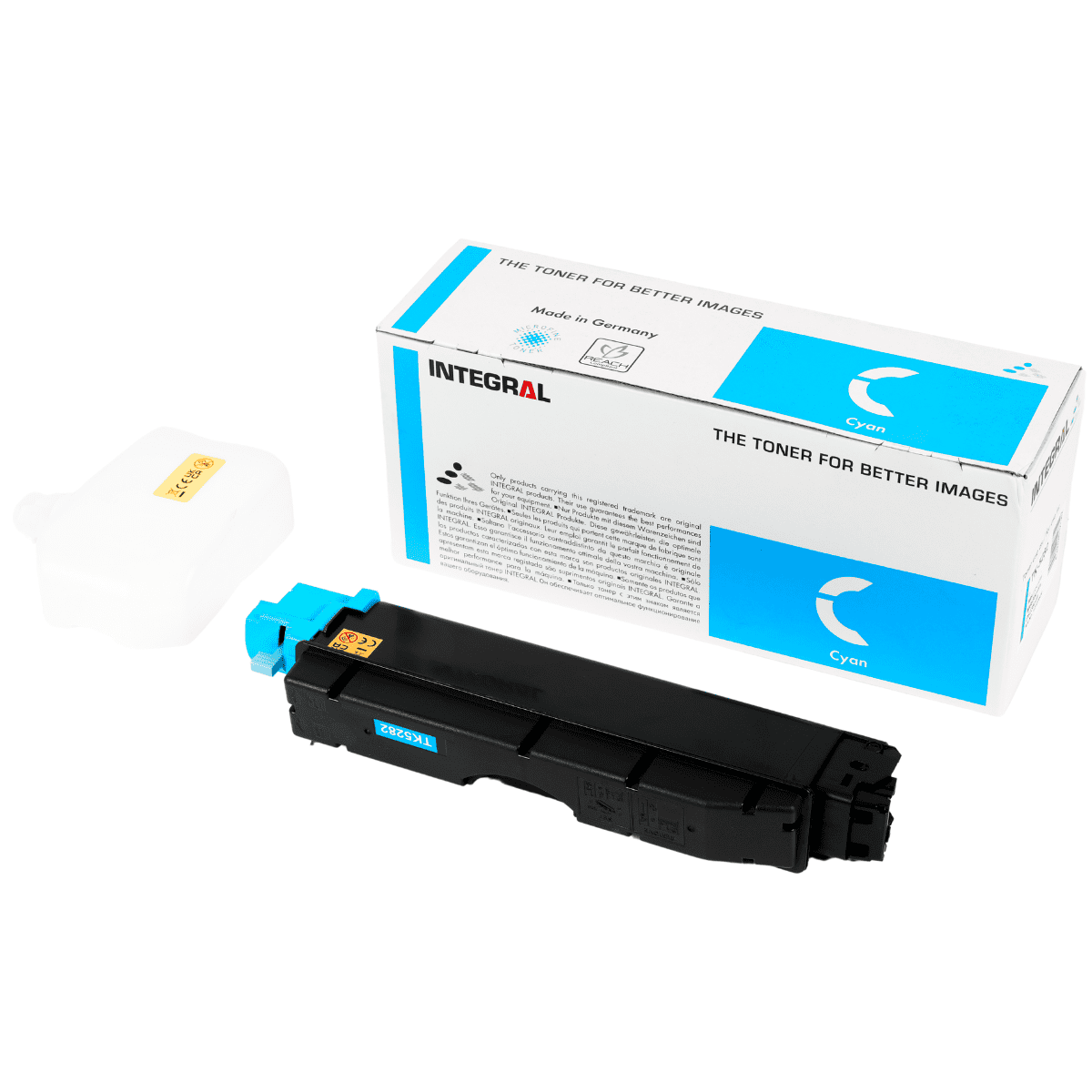 Cartucho de Toner P/ Kyocera TK5282 Ciano, C/ Chip, 11K - Integral