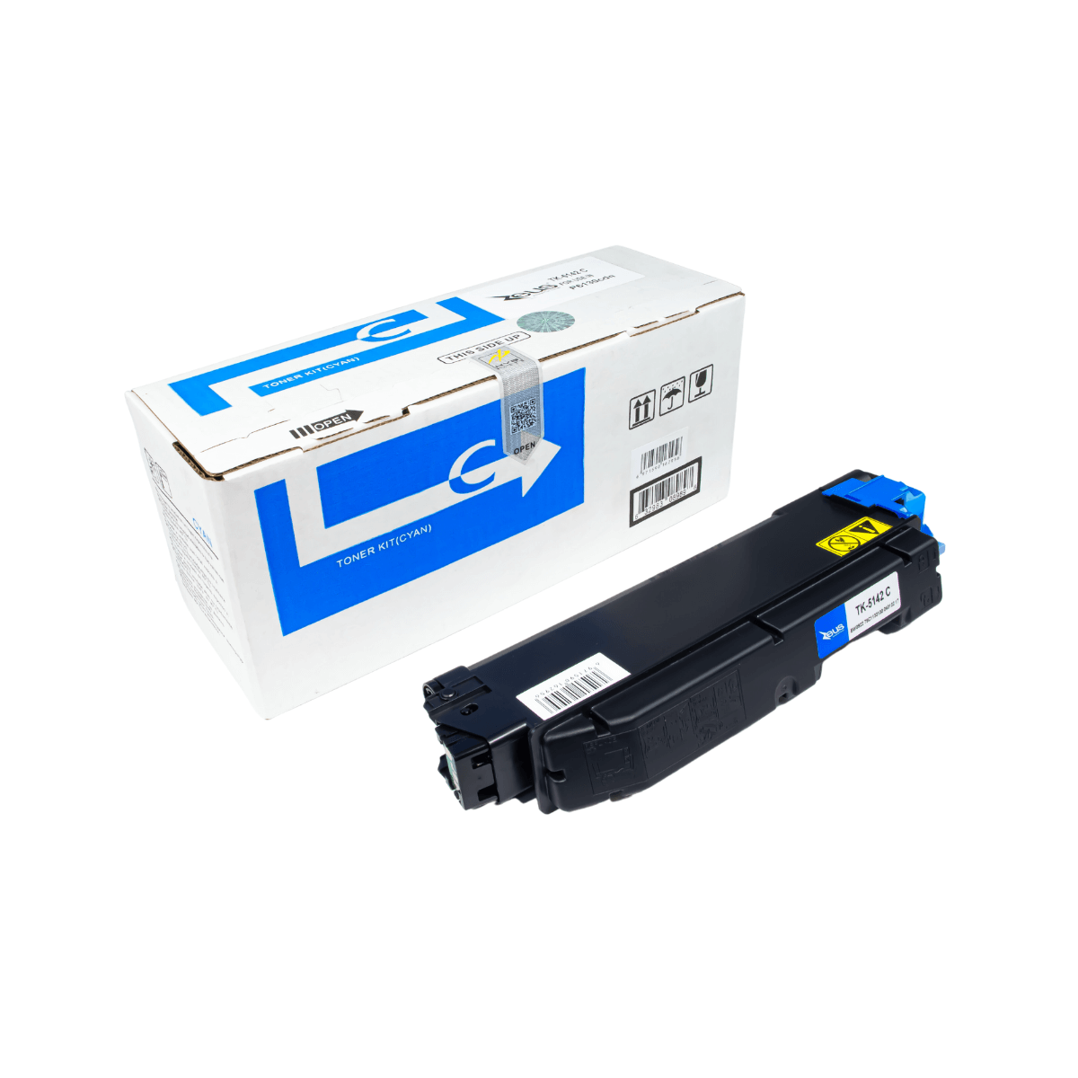 Cartucho de Toner P/ Kyocera TK5142 Ciano C/ Chip 5K - Zeus