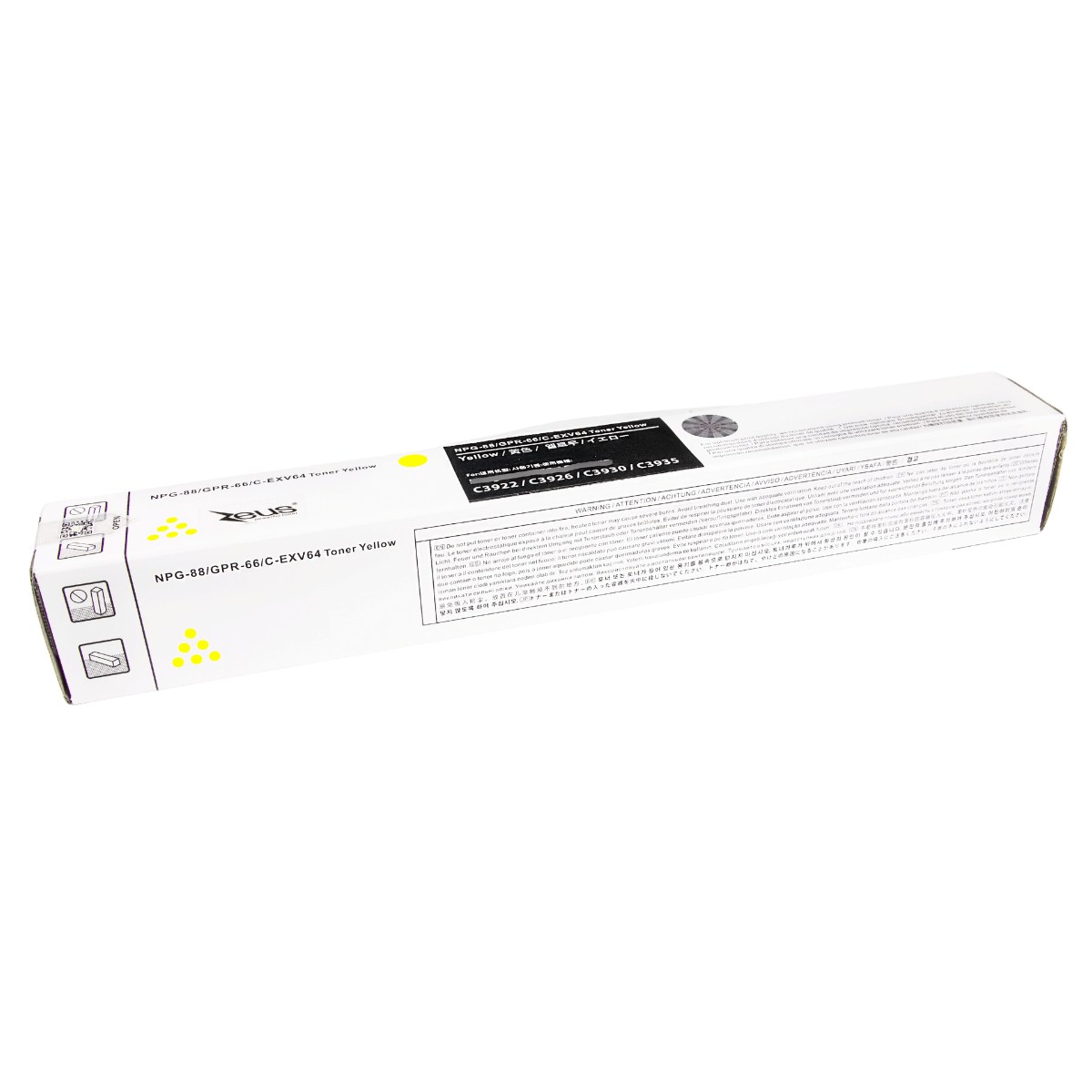 Cartucho de Toner P/ Canon GPR-66 Amarelo C/ Chip 25.5K - Zeus