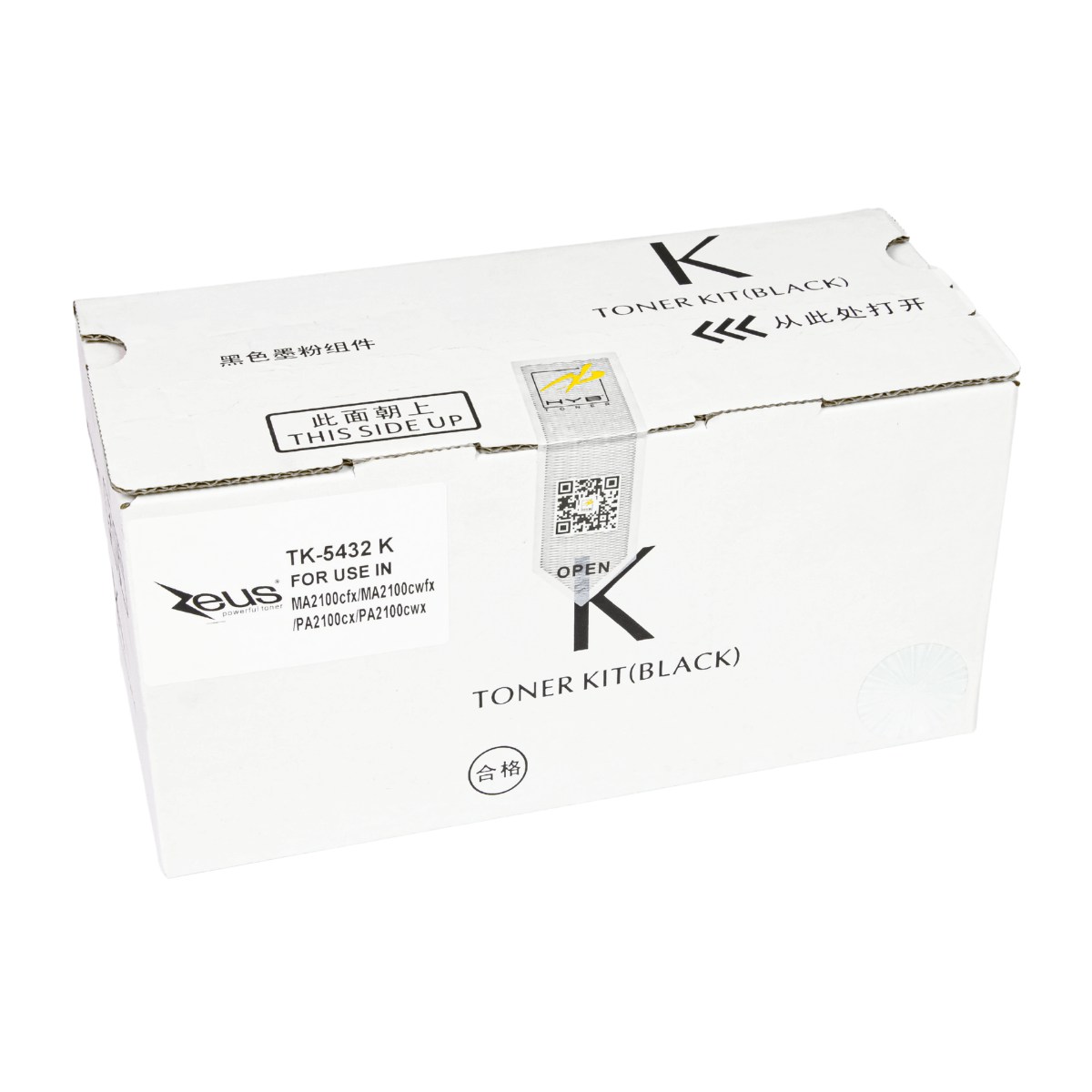 Cartucho de Toner P/ Kyocera TK5432 Preto C/ Chip 1.25K - Zeus