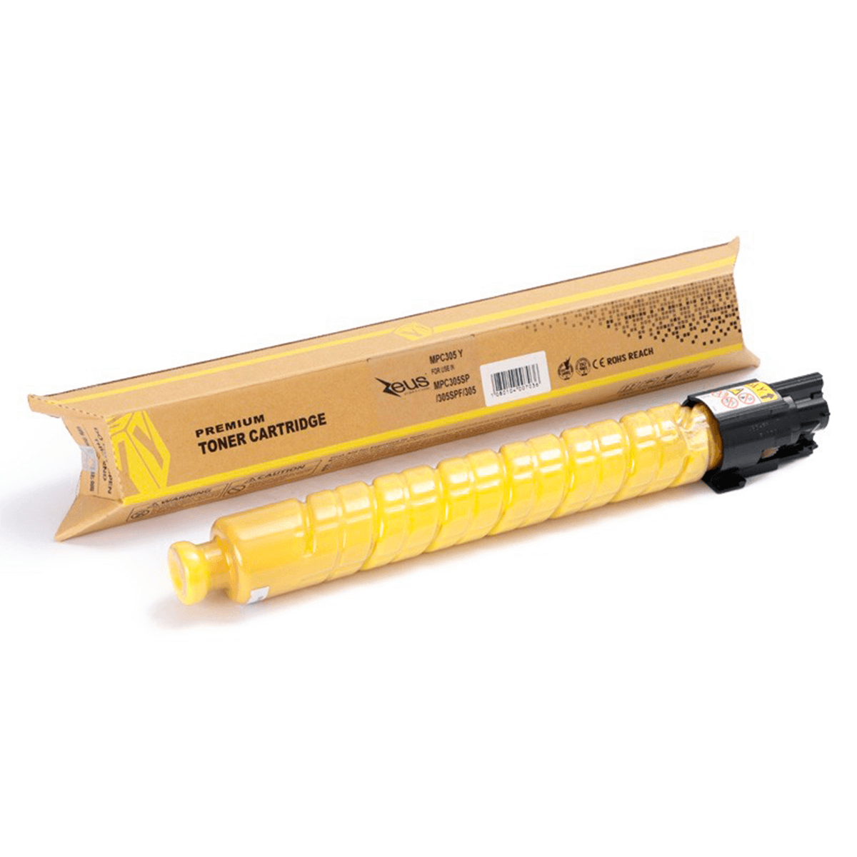 Toner Compatível Zeus Amarelo P/ Ricoh Aficio MP C305 SP|MP C305 SPF
