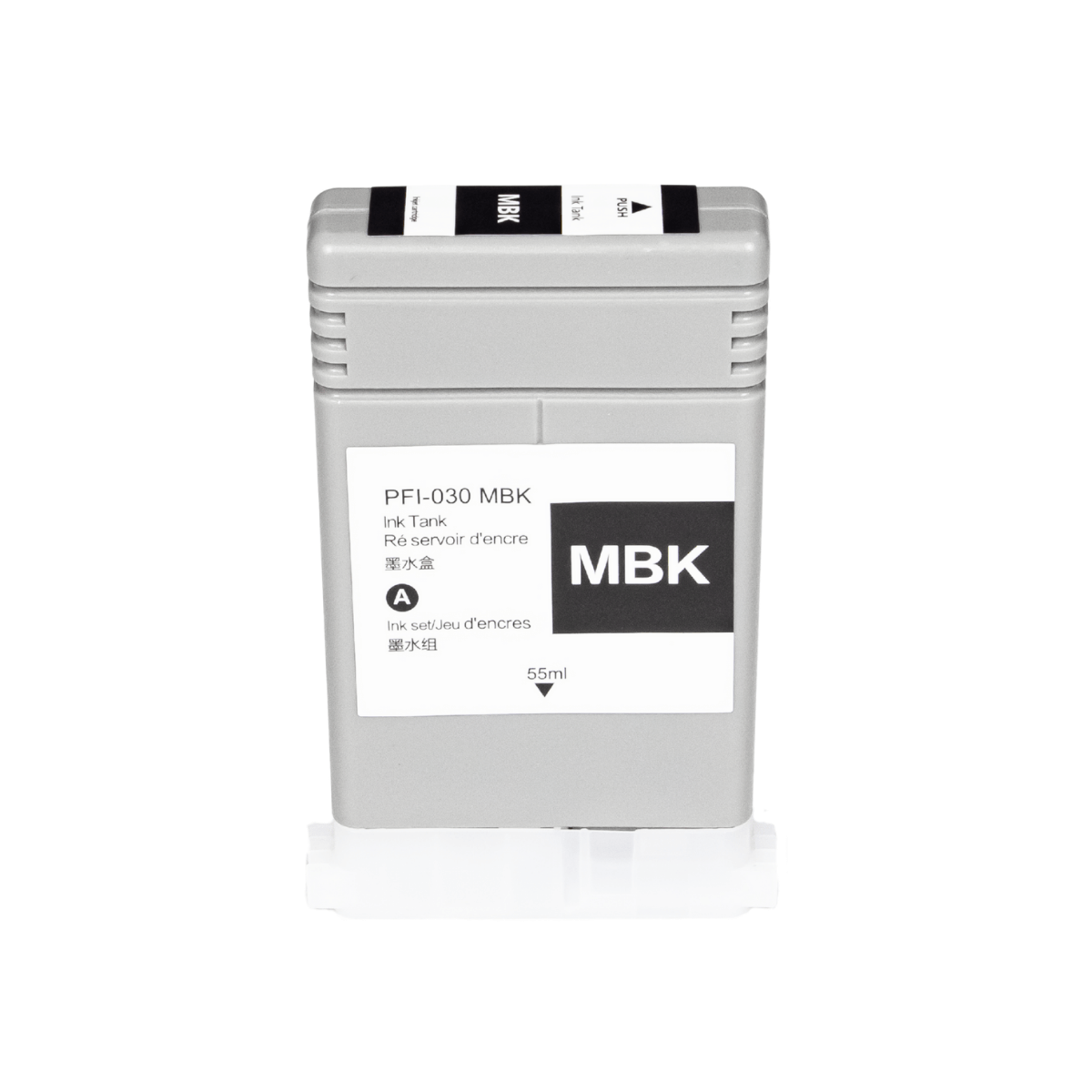 Cartucho de Tinta Para Plotter Canon PFI-030 Matte Black C/ Chip 55ml - Lotus