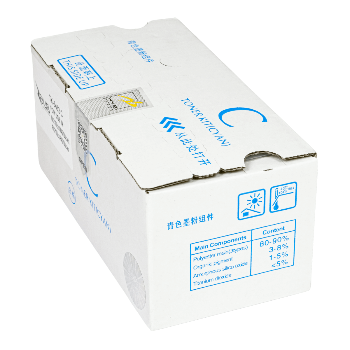 Cartucho de Toner P/ Kyocera TK5432 Ciano C/ Chip 1.25K - Zeus