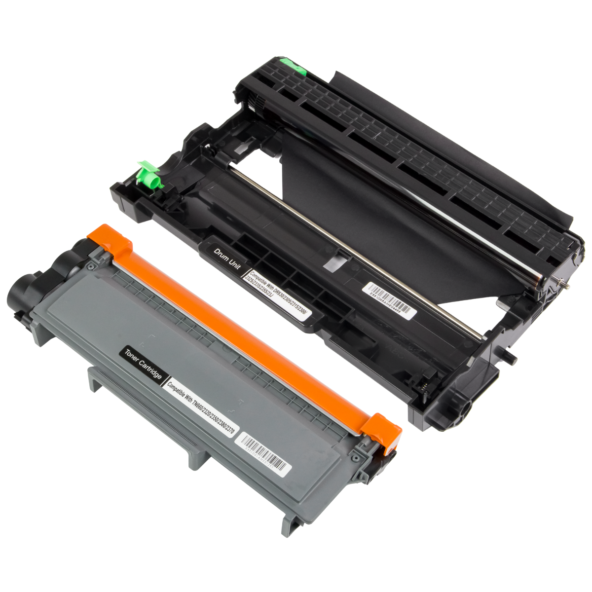 Kit Cartucho de Cilindro + Toner P/ Brother TN2340 TN2370 TN660  DR2340 - Lotus