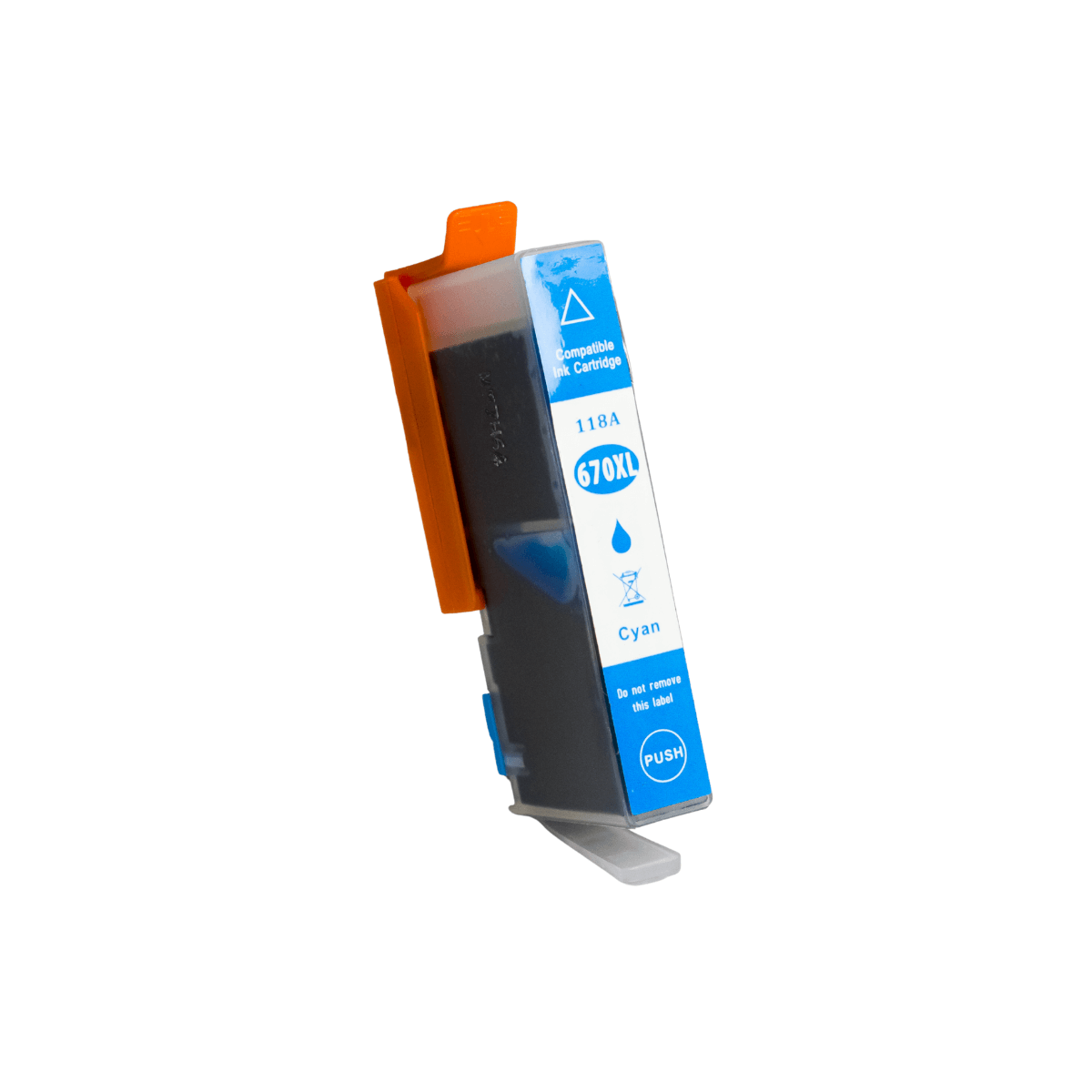 Cartucho de Tinta P/ HP 670XL CZ118A Ciano C/ Chip 14.5ml - X-Full