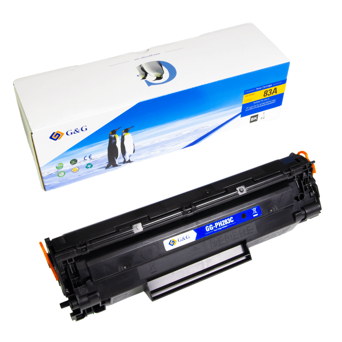 Cartucho de Toner P/ HP 283A C/ Chip 1.5K - G&G