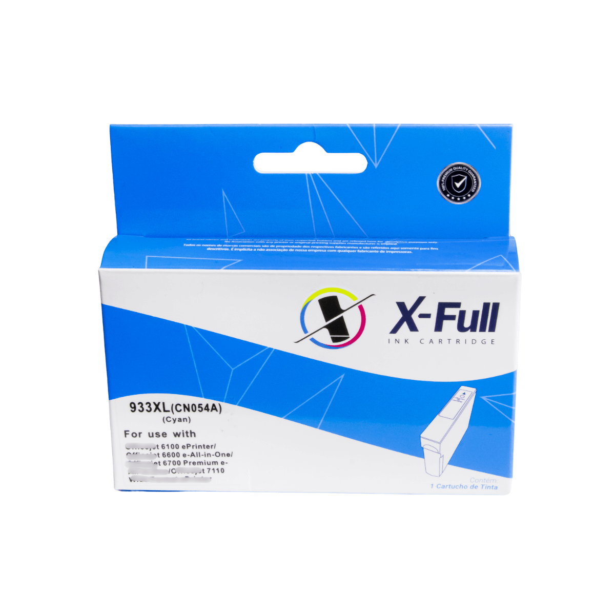 Cartucho de Tinta P/ HP 933XL 933 CN054A Ciano C/ Chip 17ml - X-Full